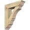 Ekena Millwork Balboa Traditional Rough Sawn Bracket w/ Offset Brace, Douglas Fir, 8"W x 30"D x 34"H BKT0806X30X34BOA01RDF - alternate 1
